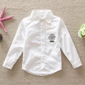 2015春季新款 全棉男童衬衫 中小儿童装 宝宝长袖衬衫 纯棉衬衣